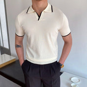 Polo Homme - Manches Courtes - Ajusté et Confortable - Style Moderne Casual