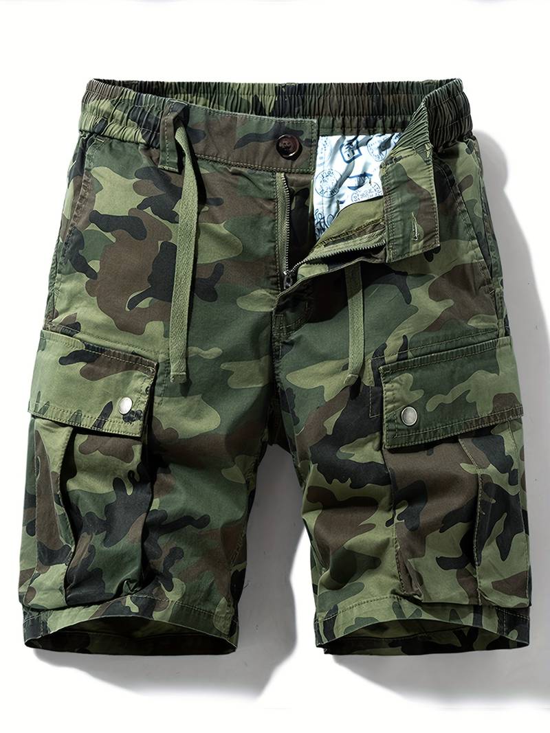 Bernie - Short camouflage multipoches pour homme