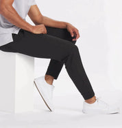 Pantalon Homme - Coupe Slim Ajustée - Tissu Stretch Confortable - Style Élégant