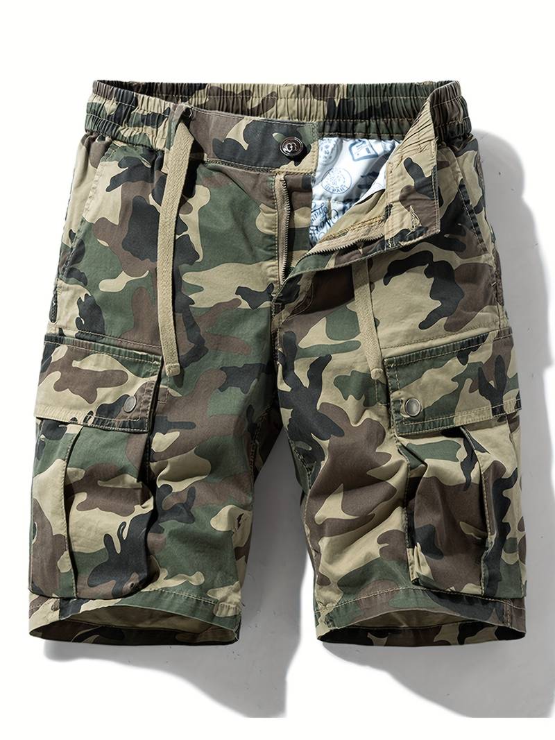 Bernie - Short camouflage multipoches pour homme