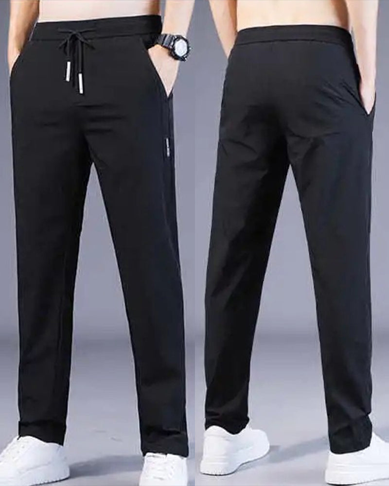 Pantalon Jogger Homme - Taille Élastique avec Cordon - Coupe Ajustée - Confort Respirant