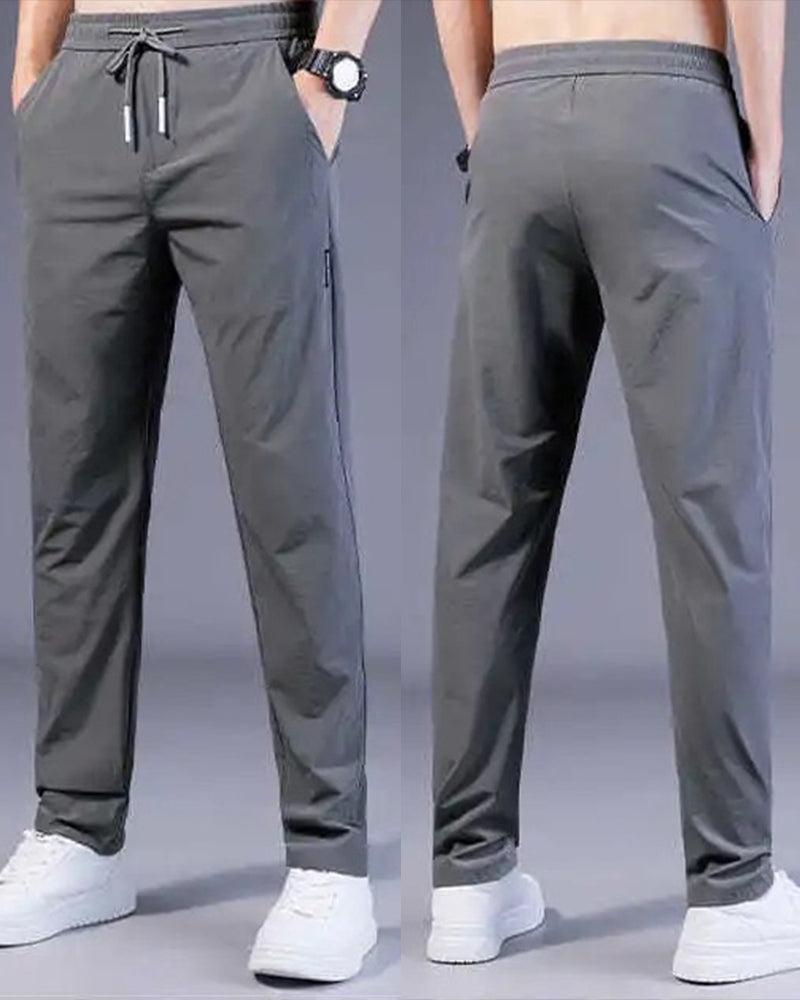 Pantalon Jogger Homme - Taille Élastique avec Cordon - Coupe Ajustée - Confort Respirant