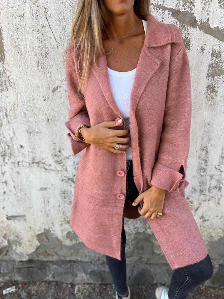 ARIANA - Manteau long pour femme avec poignets