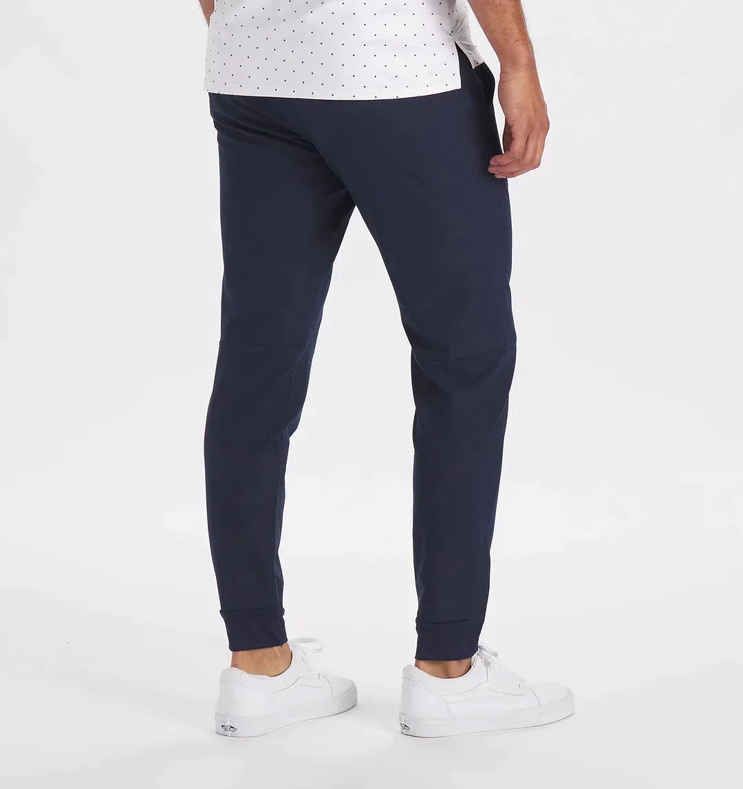 Pantalon Homme - Coupe Slim Ajustée - Tissu Stretch Confortable - Style Élégant