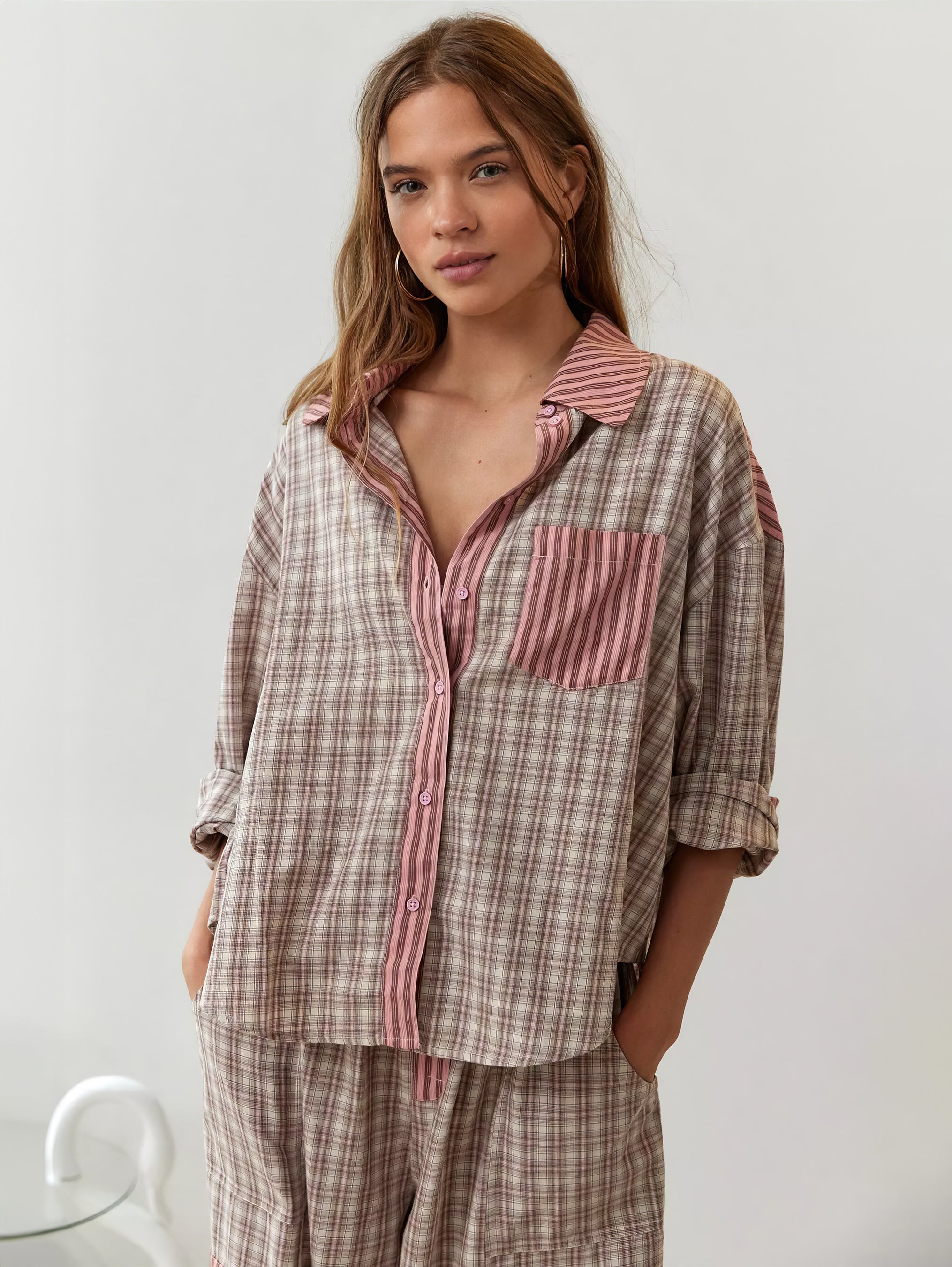 Ensemble confortable de pyjamas classiques - Rochele