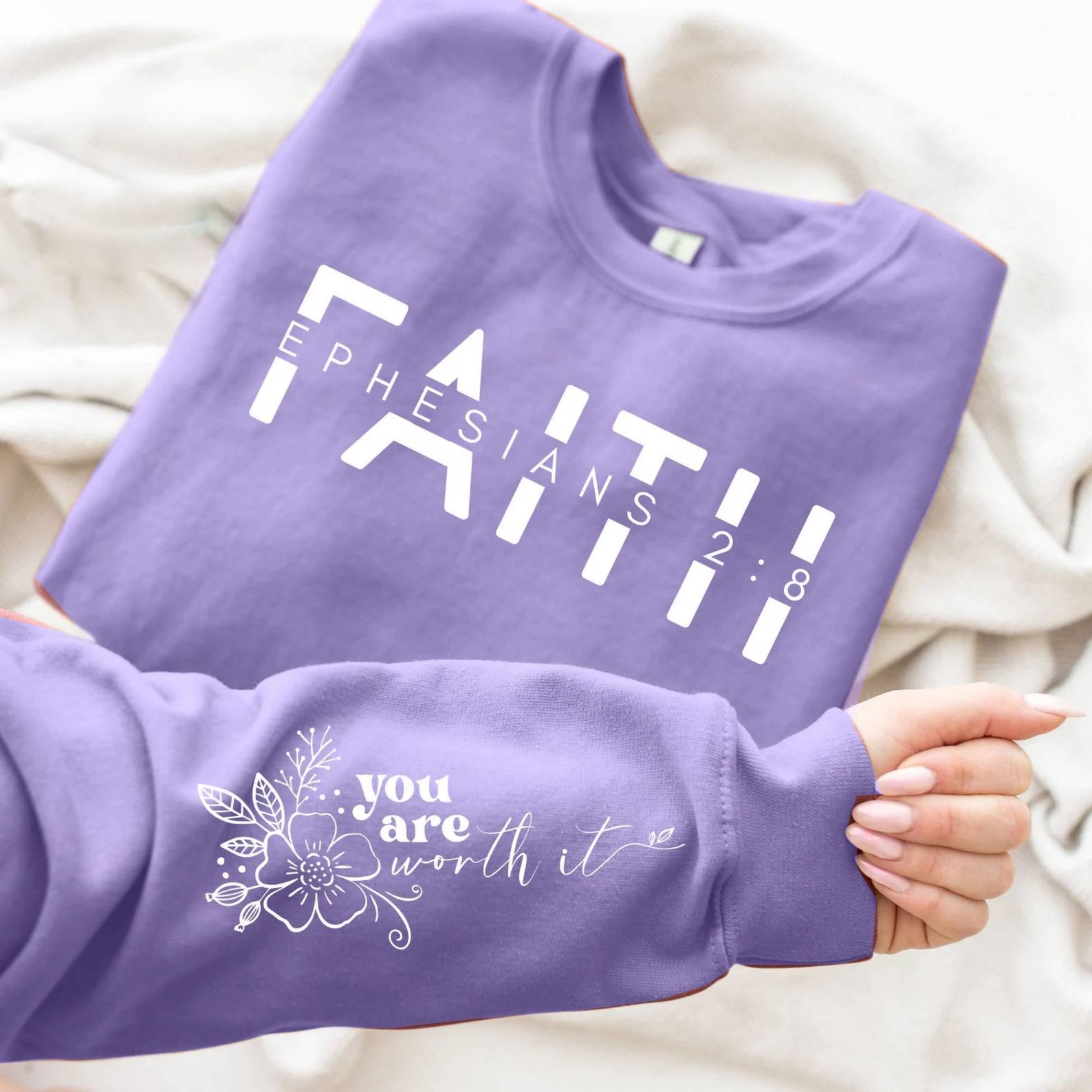 Pull Faith pour femme - Amethiste