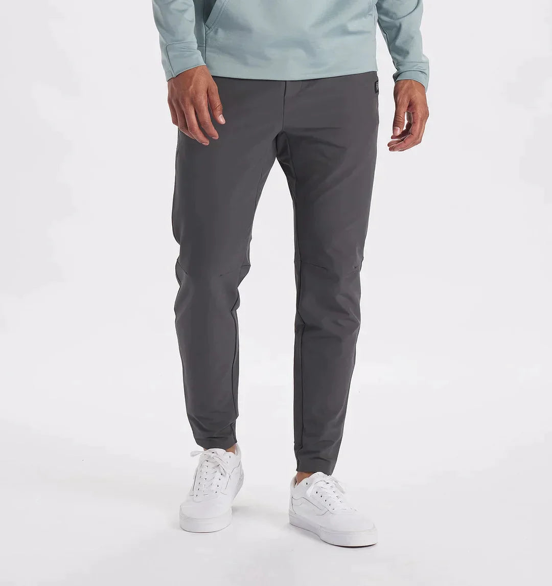 Pantalon Homme - Coupe Slim Ajustée - Tissu Stretch Confortable - Style Élégant