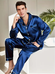 Ensemble de pyjama en satin de soie - Marivir