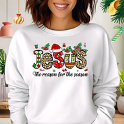 Sweatshirt Femme - Col Rond - Manches Longues - Motif Festif Confortable Casual