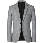 Blazer Homme - Coupe Ajustée - Fermeture 2 Boutons - Poches À Rabat - Entièrement Doublé