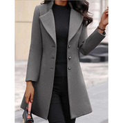 Manteau Femme Formel Simple Boutonnage - Emaline