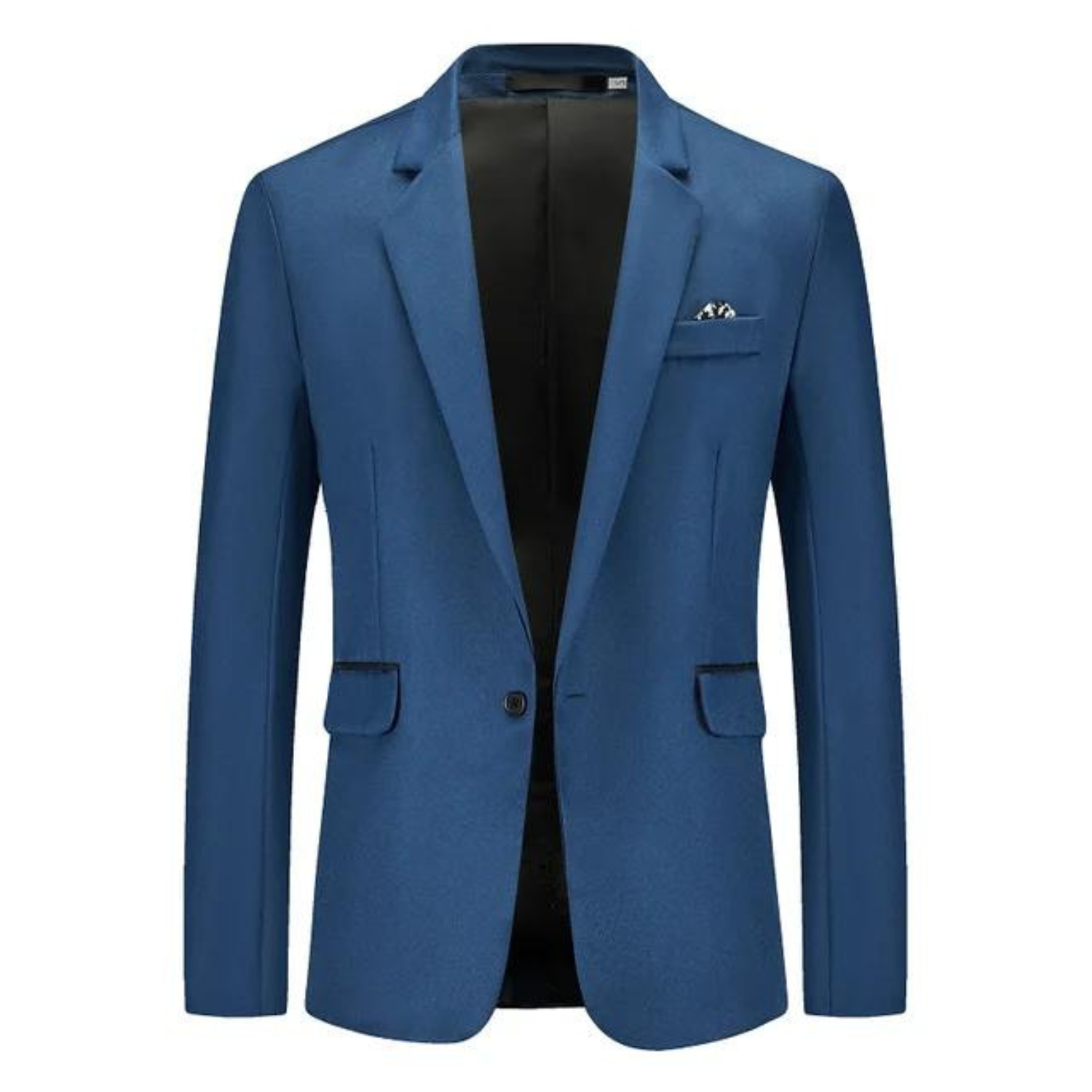 Blazer Homme - Coupe Slim - Fermeture 1 Bouton - Style Élégant Semi-Formel