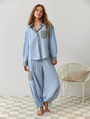 Ensemble confortable de pyjamas classiques - Rochele