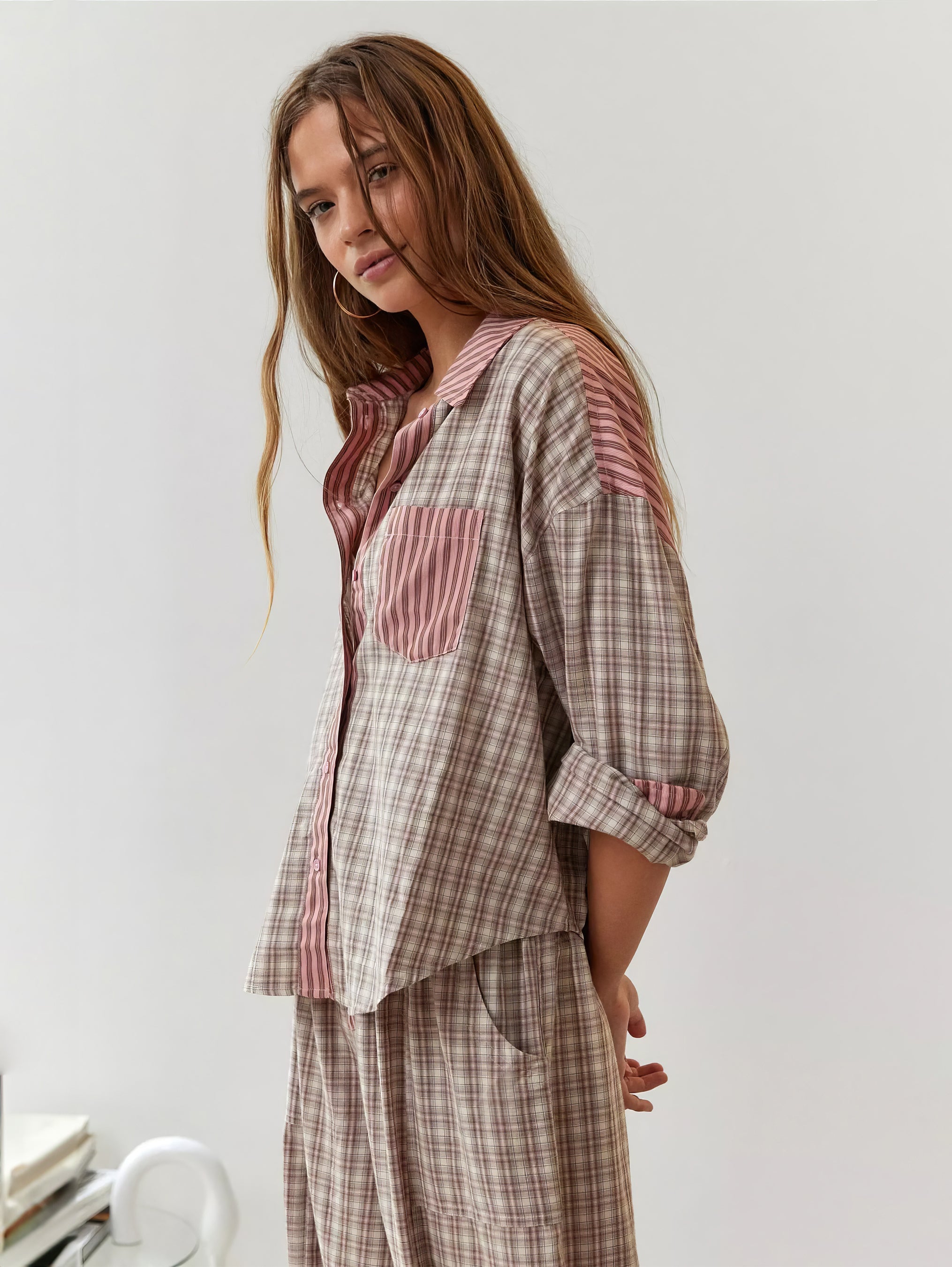 Ensemble confortable de pyjamas classiques - Rochele