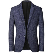 Blazer Homme - Coupe Ajustée - Fermeture 2 Boutons - Poches À Rabat - Entièrement Doublé