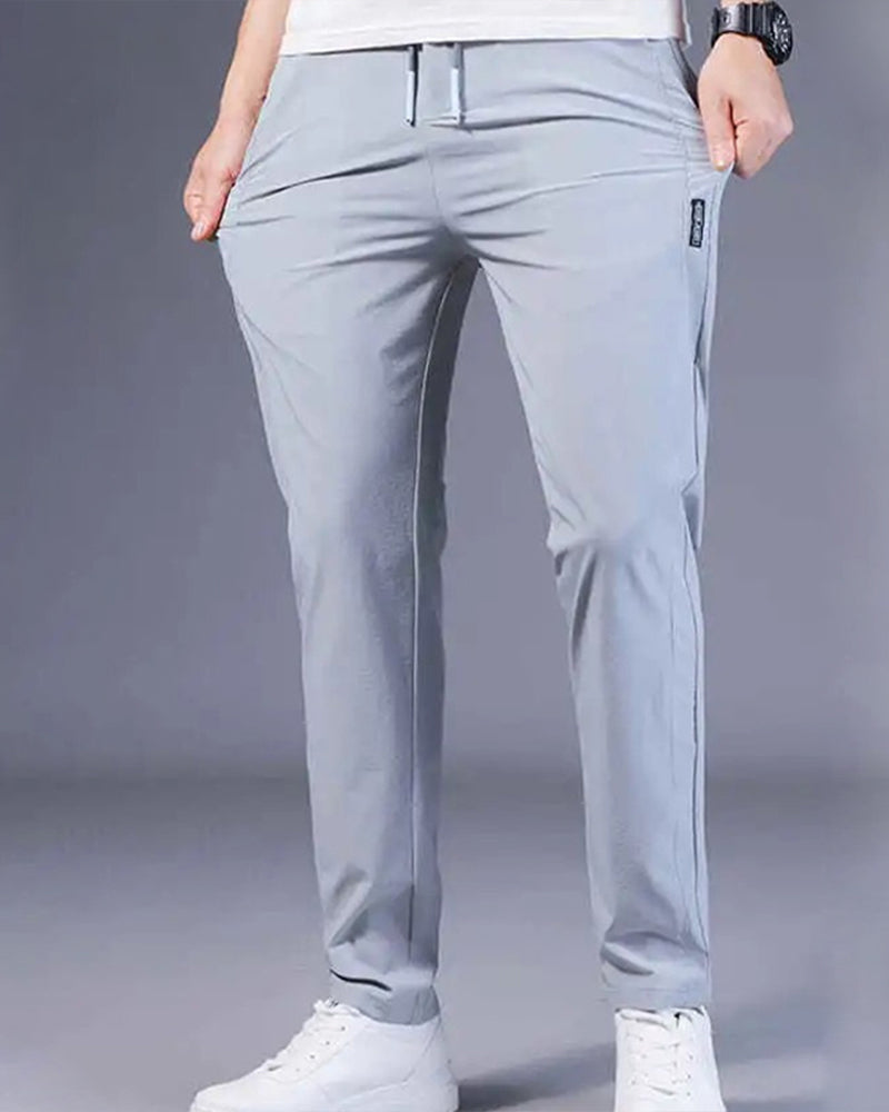 Pantalon Jogger Homme - Taille Élastique avec Cordon - Coupe Ajustée - Confort Respirant