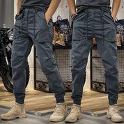 Pantalon Cargo Jogger Homme - Coupe Confort - Poches Multiples - Bas Élastiqué