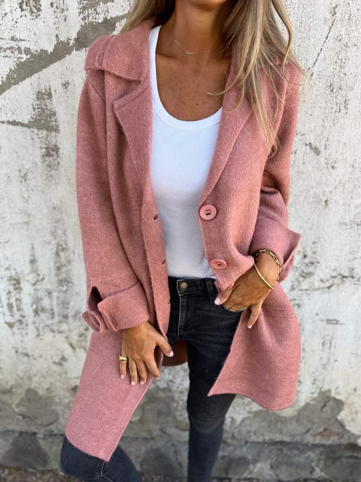 ARIANA - Manteau long pour femme avec poignets