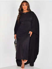 Robe Kaftan Femme - Longue et Fluide - Manches Amples - Élégante et Confortable