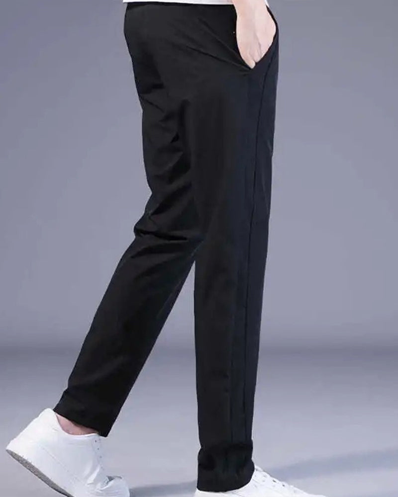 Pantalon Jogger Homme - Taille Élastique avec Cordon - Coupe Ajustée - Confort Respirant