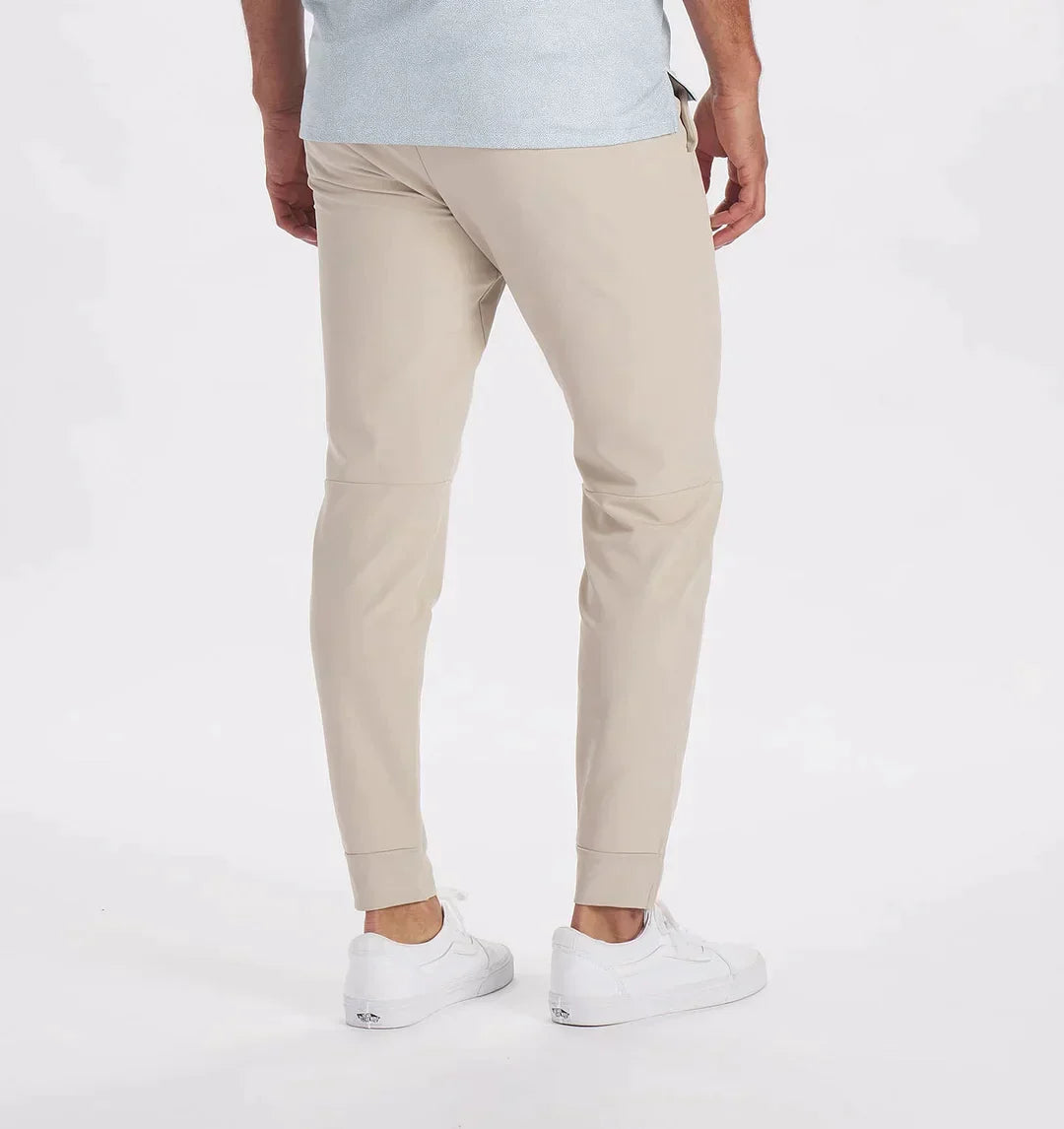 Pantalon Homme - Coupe Slim Ajustée - Tissu Stretch Confortable - Style Élégant