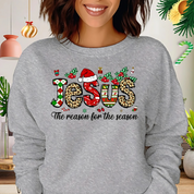 Sweatshirt Femme - Col Rond - Manches Longues - Motif Festif Confortable Casual