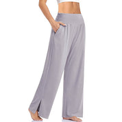 Pantalon Large Femme - Taille Élastique - Confort Stretch - Yoga & Détente