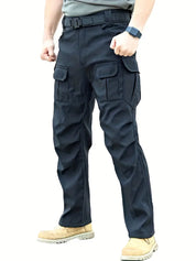 Pantalon cargo tactique homme - Coupe confortable - Genoux renforcés - Multi-poches