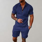 Ensemble été polo et short pour homme - Zaiden