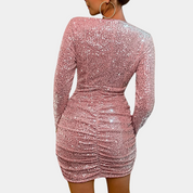 Robe glitter pour femmes - Élégante et festive