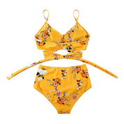 Necy - Ensemble de bikini taille haute pour femme