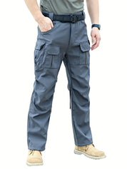 Pantalon cargo tactique homme - Coupe confortable - Genoux renforcés - Multi-poches