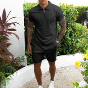 Ensemble polo et short pour homme - Axton