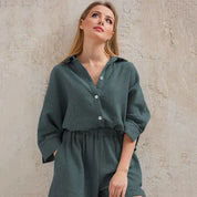 Maisie - Ensemble Terno d'été confortable pour femme avec blazer et short