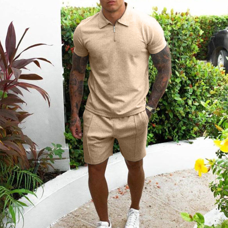 Ensemble polo et short pour homme - Axton