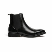 Bottines Chelsea Homme - Cuir Véritable - Bout Rond - Confort Élégant