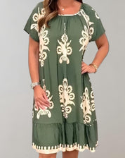 Robe d’été femme avec imprimé - Style élégant et respirant