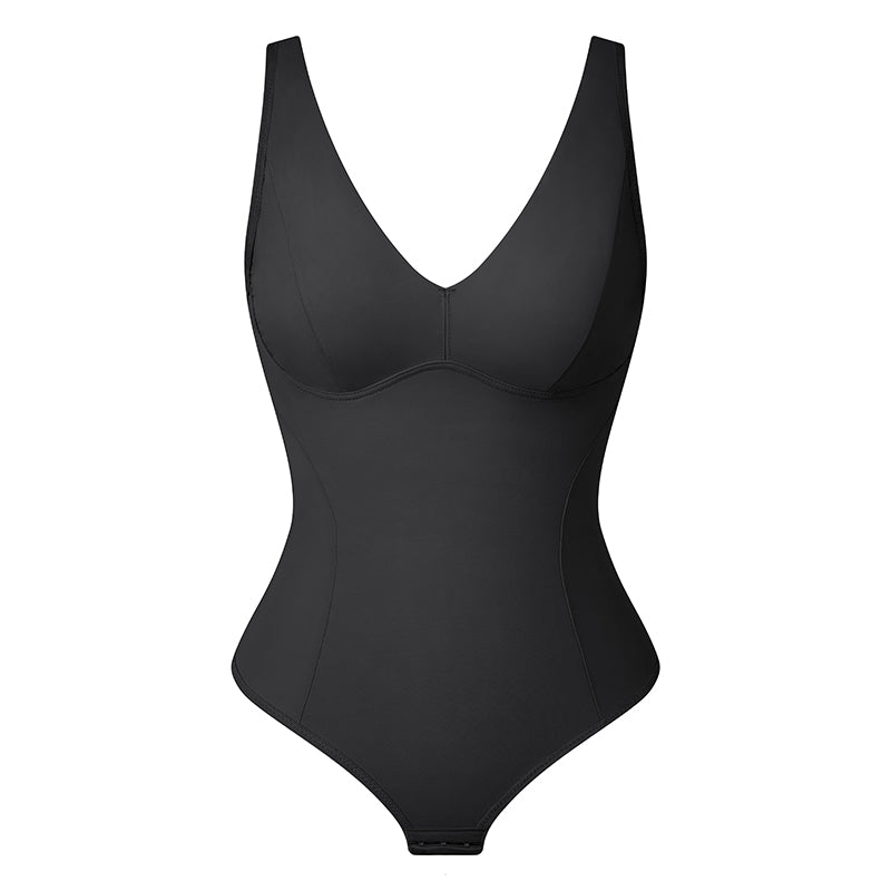 Maillot de Bain Femme - Une Pièce - Encolure Ronde - Bretelles Larges - Coupe Ajustée