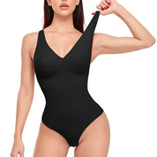 Maillot de Bain Femme - Une Pièce - Encolure Ronde - Bretelles Larges - Coupe Ajustée