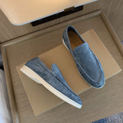 Mocassins Homme - Cuir Suédé - Confortable et Élégant - Semelle Robuste