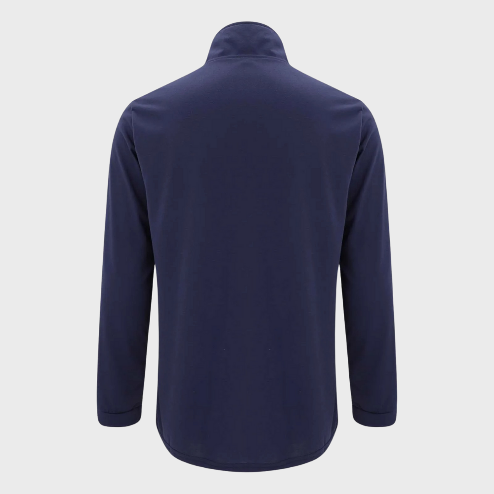 Pull Homme - Col Montant Demi-Zip - Manches Longues - Coupe Ajustée