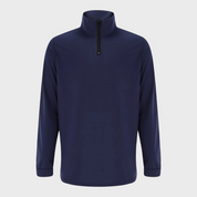 Pull Homme - Col Montant Zippé - Coupe Ajustée - Manches Longues