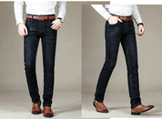 Jean slim homme - Coupe ajustée - Denim confortable - Style 5 poches classique