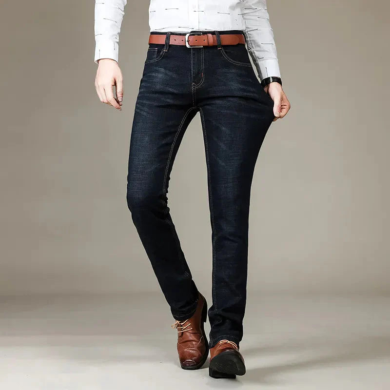 Jean slim homme - Coupe ajustée - Denim confortable - Style 5 poches classique