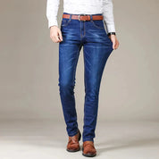 Jean slim homme - Coupe ajustée - Denim confortable - Style 5 poches classique