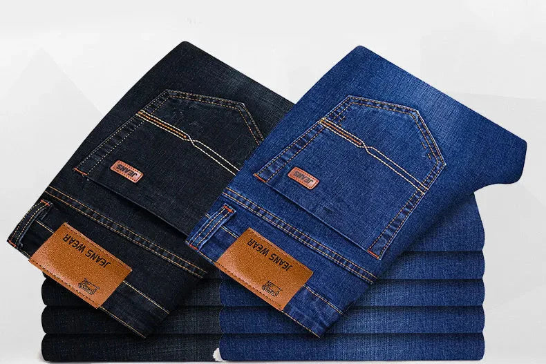 Jean slim homme - Coupe ajustée - Denim confortable - Style 5 poches classique