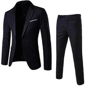 Costume Homme - Coupe Ajustée - Blazer Élegant et Pantalon Tailleur - Tenue Formelle