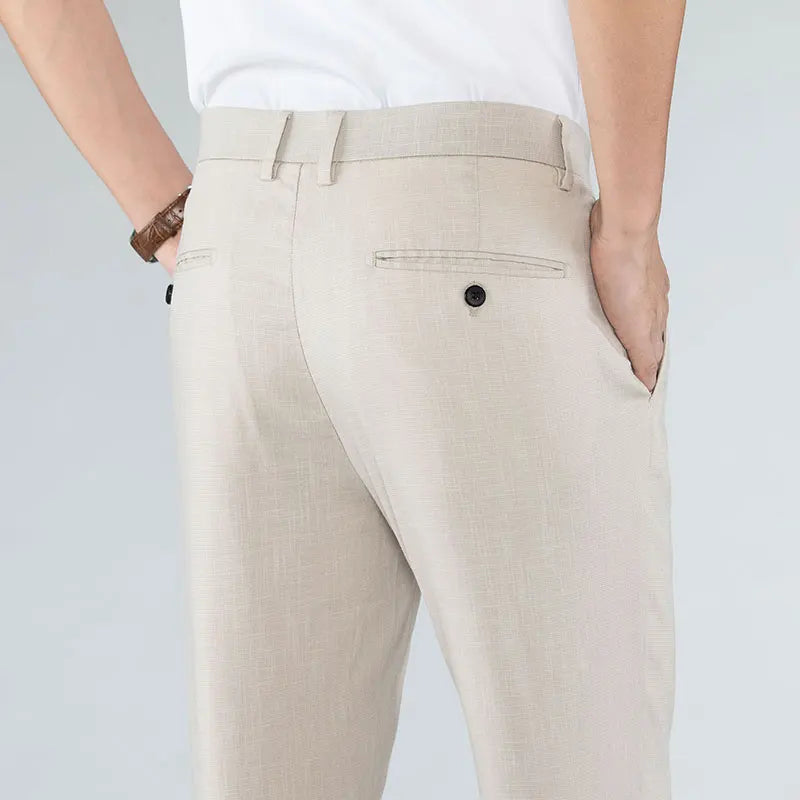 Pantalon Chino Homme - Coupe Droite - 100% Coton Respirant - Style Décontracté