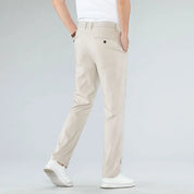 Pantalon Chino Homme - Coupe Droite - 100% Coton Respirant - Style Décontracté