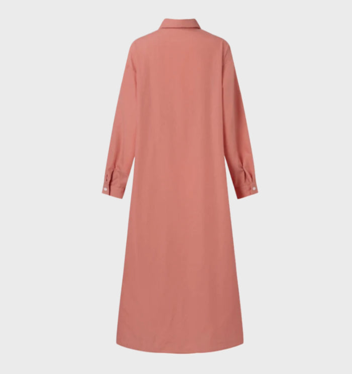 Robe longue d'été femme - Décontractée avec col en V